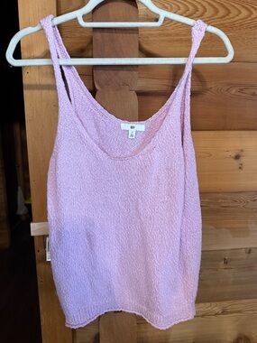 bp Light Pink Knit Scoop Neck Tank